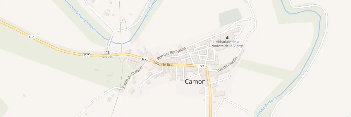 Plan du 5014 Che des Ecoliers à Camon