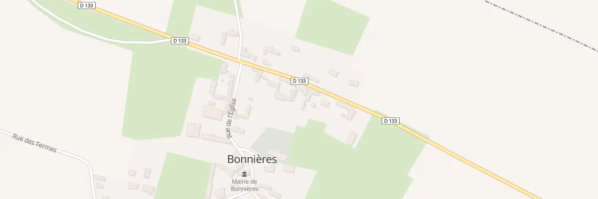 Plan du 7 Rte de Dieppe à Bonnières
