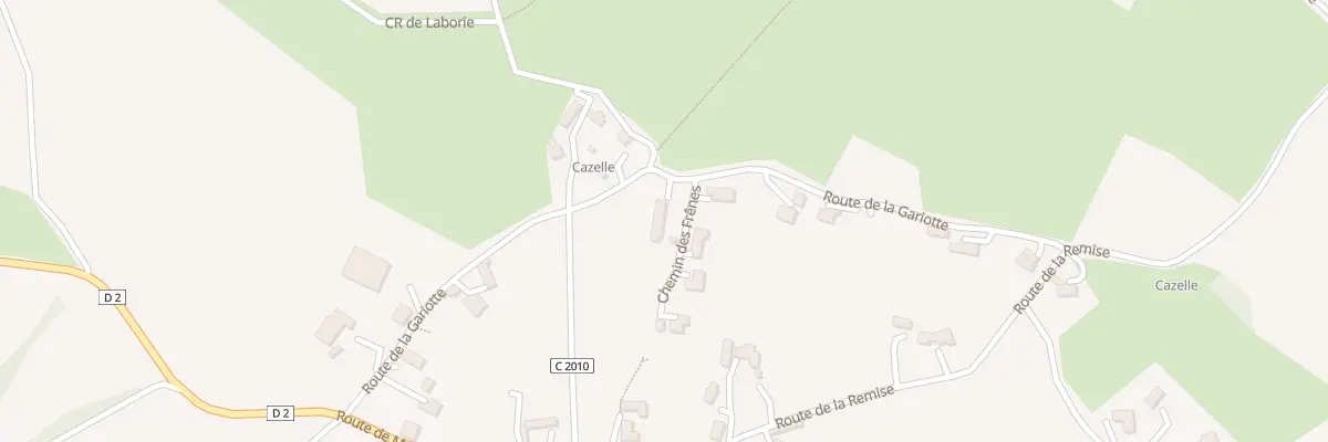Plan du 324 Rte de la Gariotte à Lissac-et-Mouret