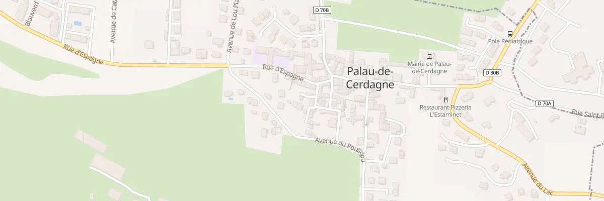 Plan du 68 Le Village à Palau-de-Cerdagne