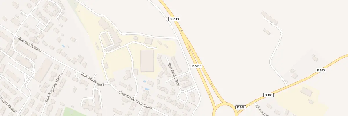 Plan du 10 Rue Emile Zola à Castelnaudary