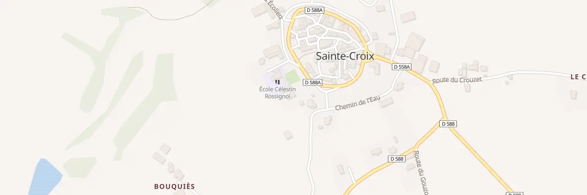 Plan du 5408 Paradis à Sainte-Croix