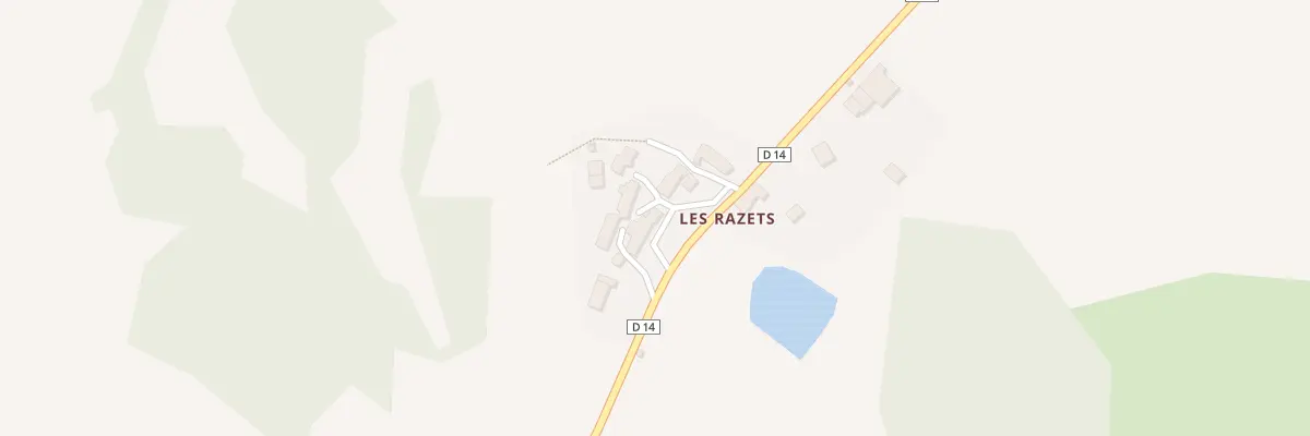 Plan du 8B Les Razets à Roches