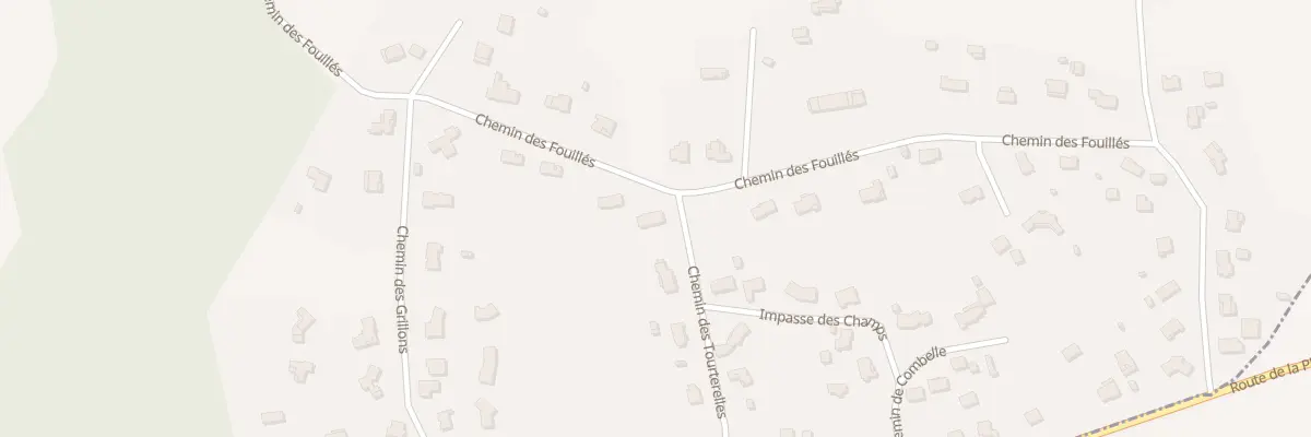 Plan du 10 Che des Fouilles à Busque