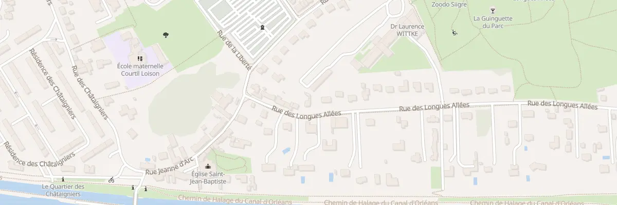 Plan du 15 Rue des Longues Allées à Saint-Jean-de-Braye