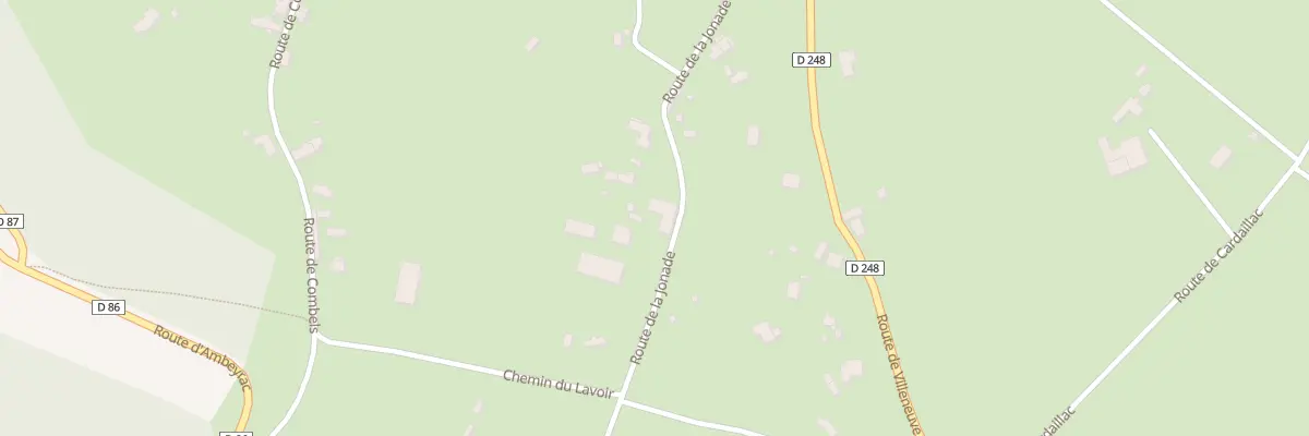 Plan du 5054 La Jonade à Montsalès