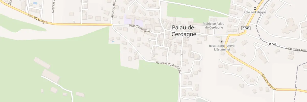 Plan du 64 Le Village à Palau-de-Cerdagne