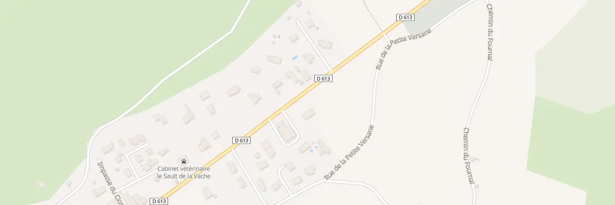 Plan du 1B Av d’Ax les Thermes à Belcaire