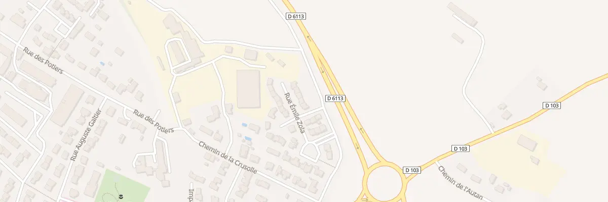 Plan du 4 Rue Emile Zola à Castelnaudary