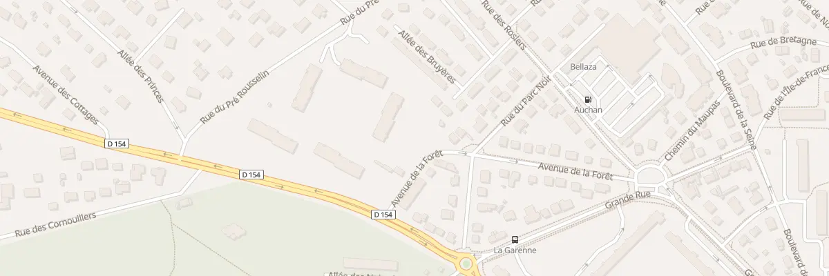 Plan du 7 Av de la Foret à Verneuil-sur-Seine
