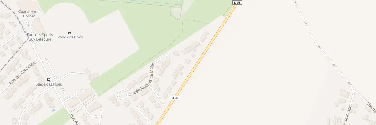 Plan du 37 Rue de Versailles au Mesnil-Saint-Denis