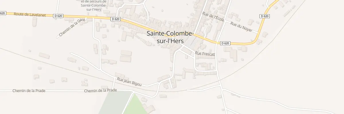 Plan du 14 Rue des Barracous à Sainte-Colombe-sur-l’Hers