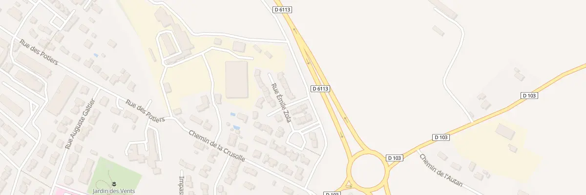 Plan du 2 Rue Emile Zola à Castelnaudary