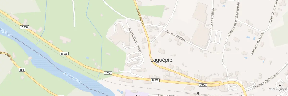 Plan du 5199 Rte de Lez à Laguépie