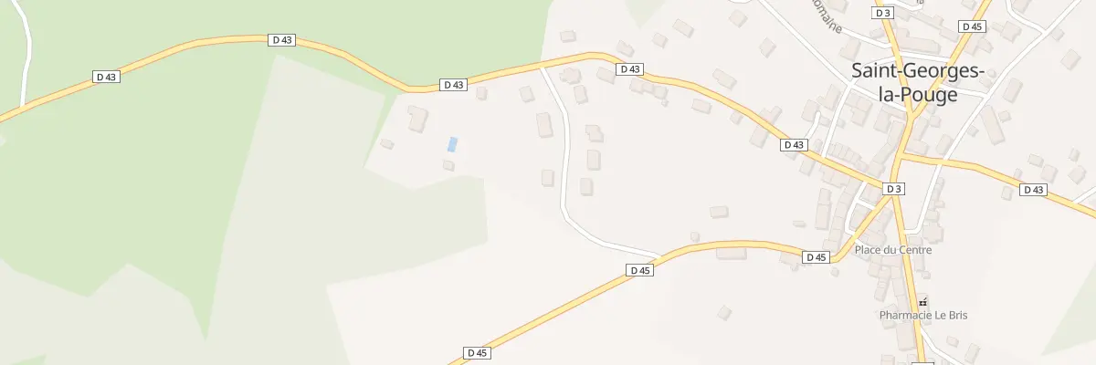 Plan du 5371 Le Bourg à Saint-Georges-la-Pouge
