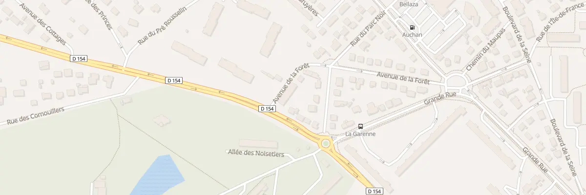 Plan du 4 Av de la Foret à Verneuil-sur-Seine