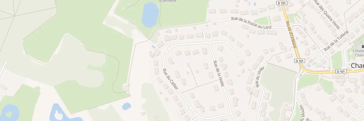 Plan du 308 Rue du Cellier à Chanteau