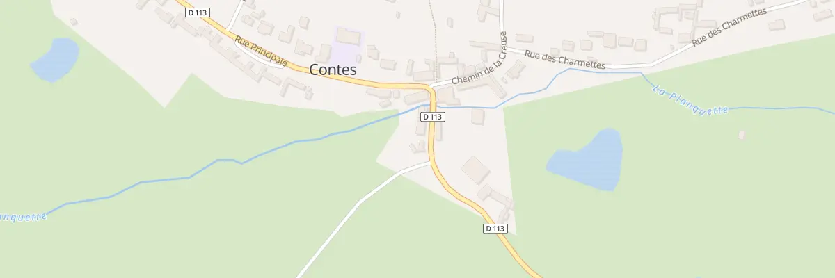 Plan du 61 Rue Principale à Contes
