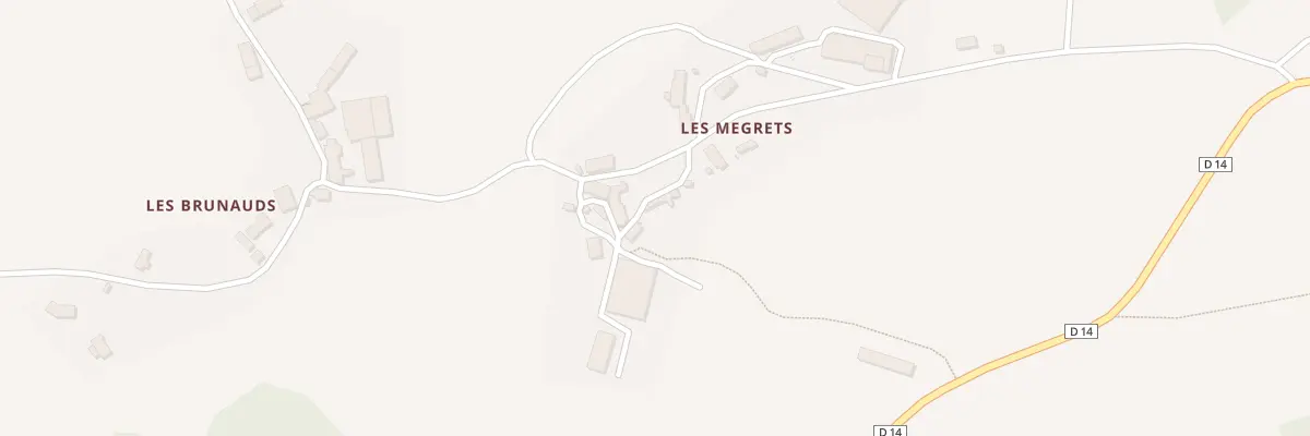 Plan du 6 Les Megrets à Roches