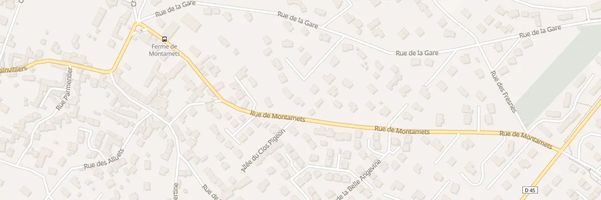 Plan du 742 Rue de Montamets à Orgeval