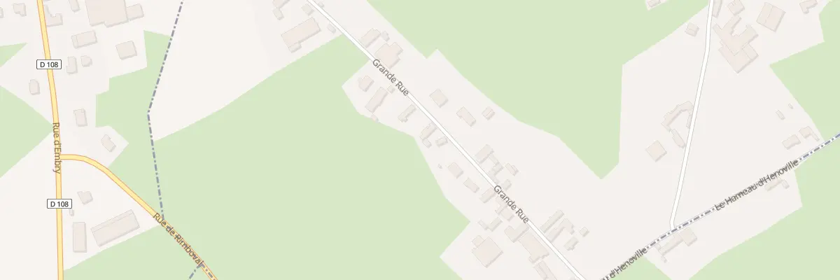 Plan du 5 Gr Grande Rue à Herly
