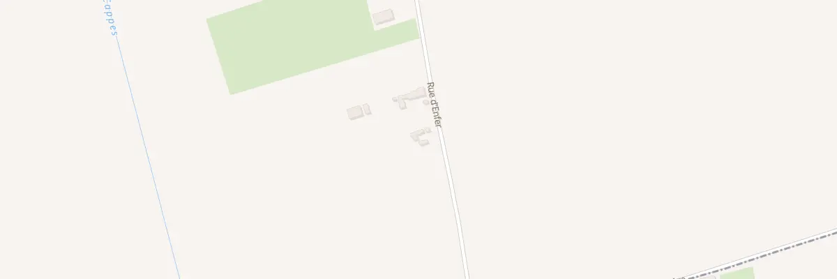 Plan du 2460 Rue d’Enfer à Marck