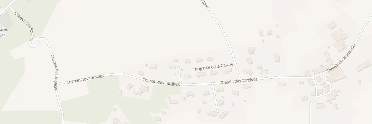 Plan du 7 Lot des Tardives à Busque
