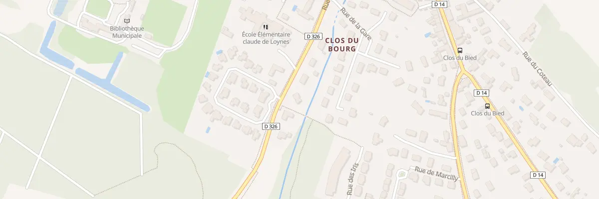 Plan du 403 Rue de la Gare à Saint-Cyr-en-Val