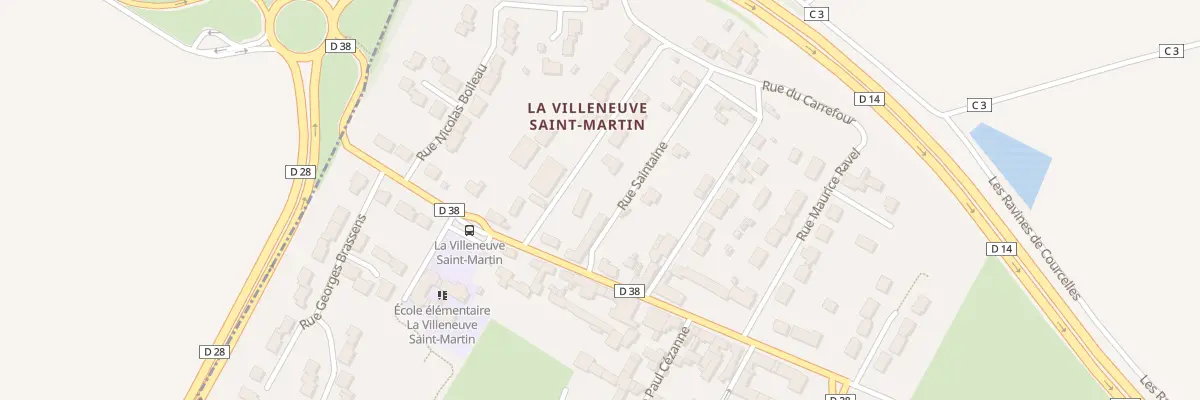 Plan du 3 Rue Saintaine à Ableiges