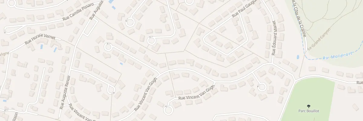 Plan du 24 Rue Vincent Van Gogh à Plaisir