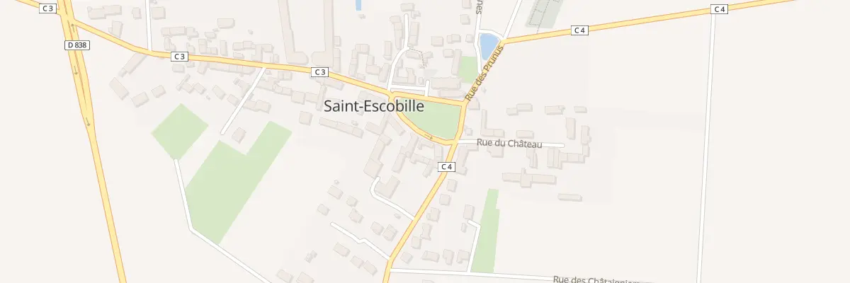 Plan du 5 Pl de l’Eglise à Saint-Escobille