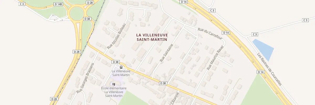 Plan du 5 Rue Saintaine à Ableiges