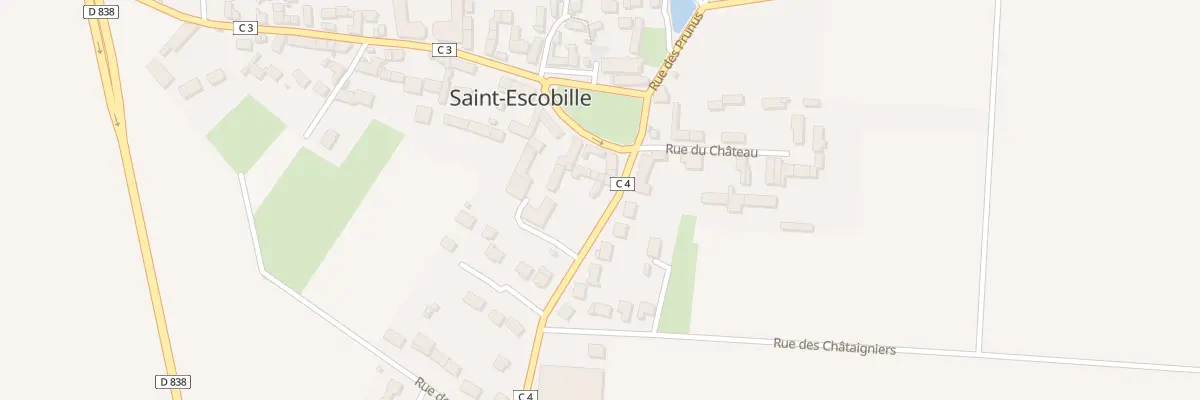 Plan du 6 Rue du Stade à Saint-Escobille