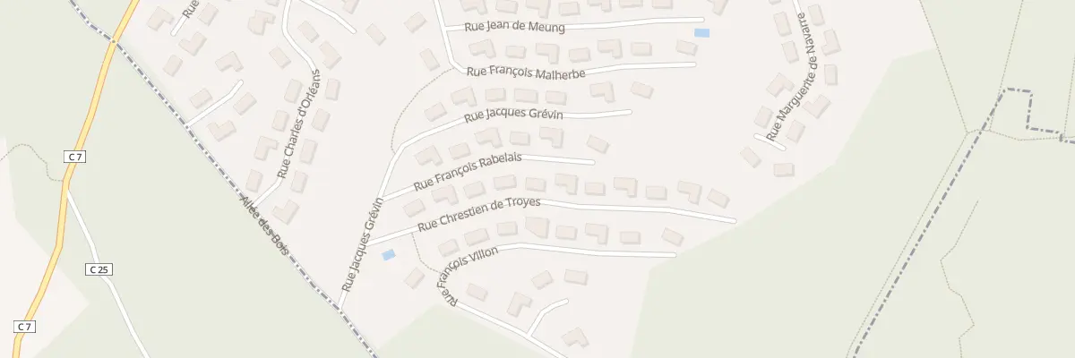 Plan du 9 Rue Chrestien de Troyes à Vernouillet