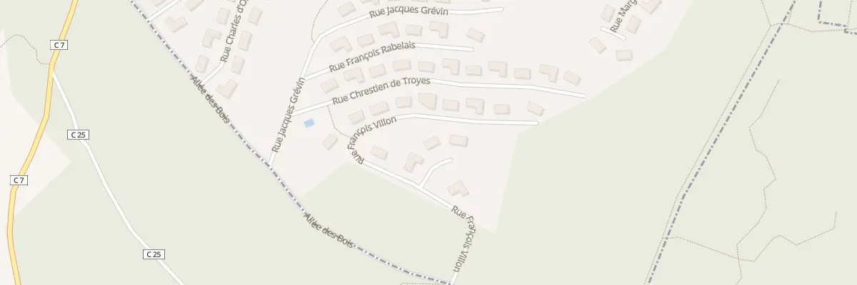 Plan du 3 Rue Bernard de Ventadour à Vernouillet
