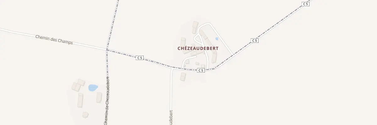Plan du 45 Chezeaudebert à Diou