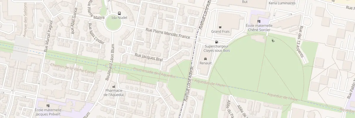 Plan du 16 Rue Pierre Seghers à Plaisir