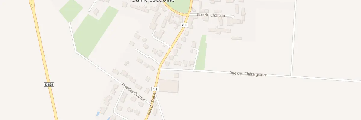 Plan du 1 Des Chataigniers à Saint-Escobille