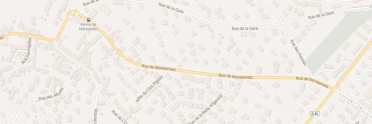 Plan du 714 Rue de Montamets à Orgeval