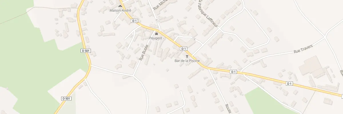 Plan du 28 Rue de Beauvais à Savignies