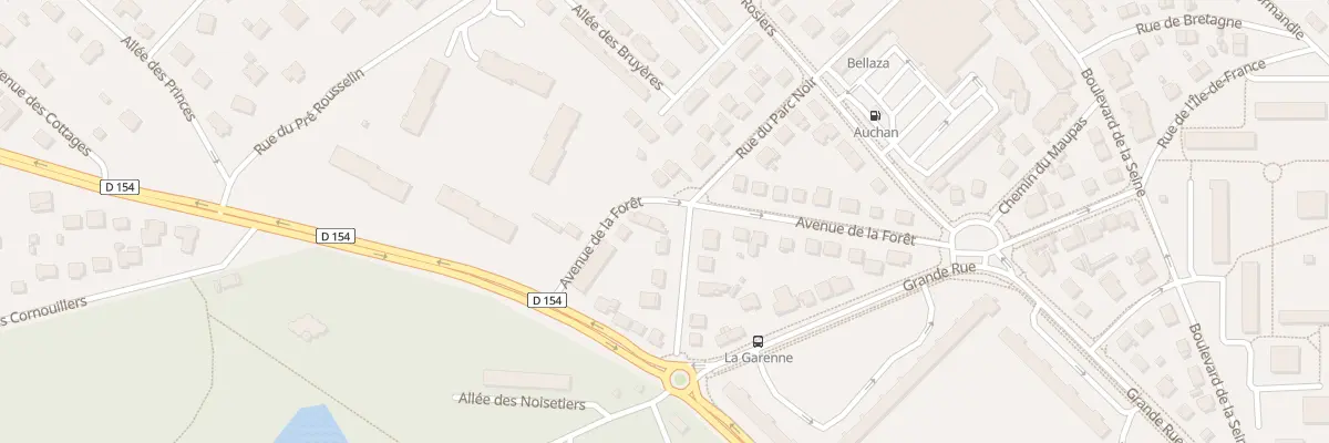 Plan du 10 Av de la Foret à Verneuil-sur-Seine