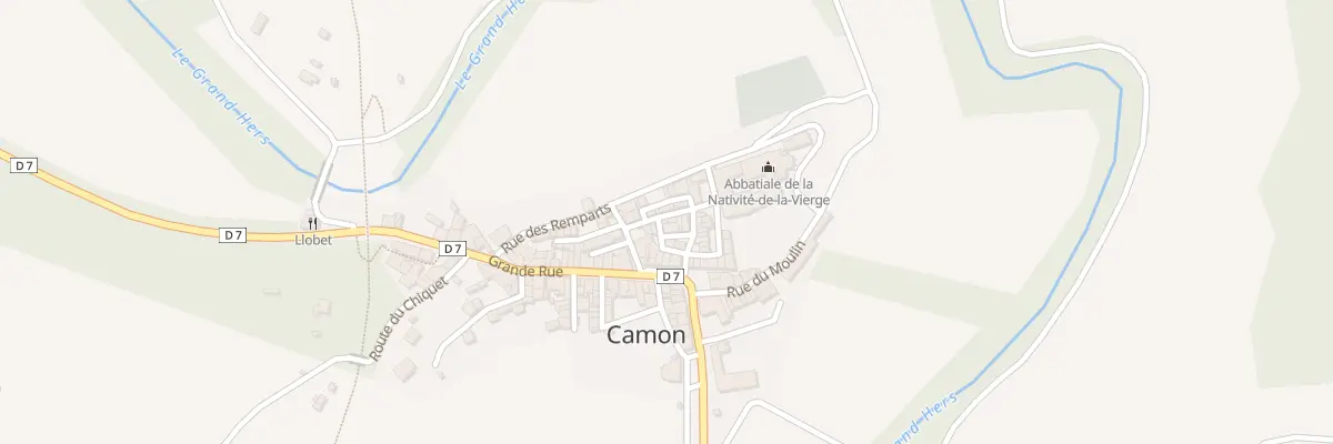 Plan du 60A Village à Camon