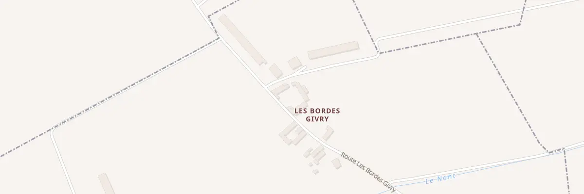 Plan du 228 Les Bordes Givry à Saint-Lyé-la-Forêt