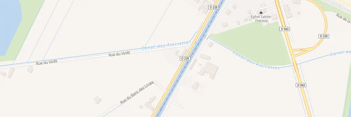 Plan du 304 Rue du Canal d’Ardres aux Attaques