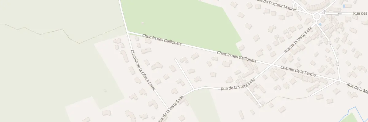 Plan du 404 Rue de la Verte Salle à Orgeval
