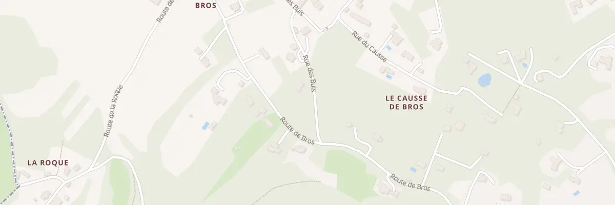 Plan du 5325 Bros à La Rouquette