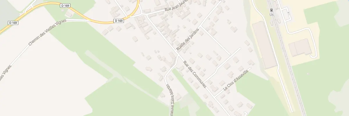 Plan du 14 Rue Villeneuve Saint Martin à Us