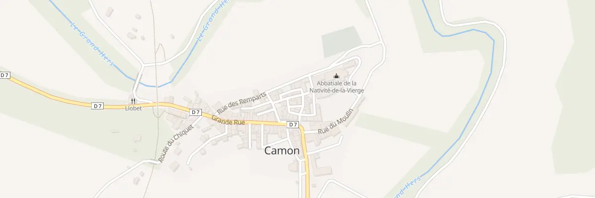 Plan du 57 Village à Camon