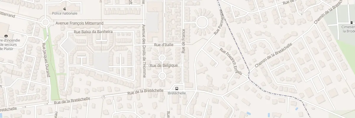 Plan du 85 Rue de France à Plaisir