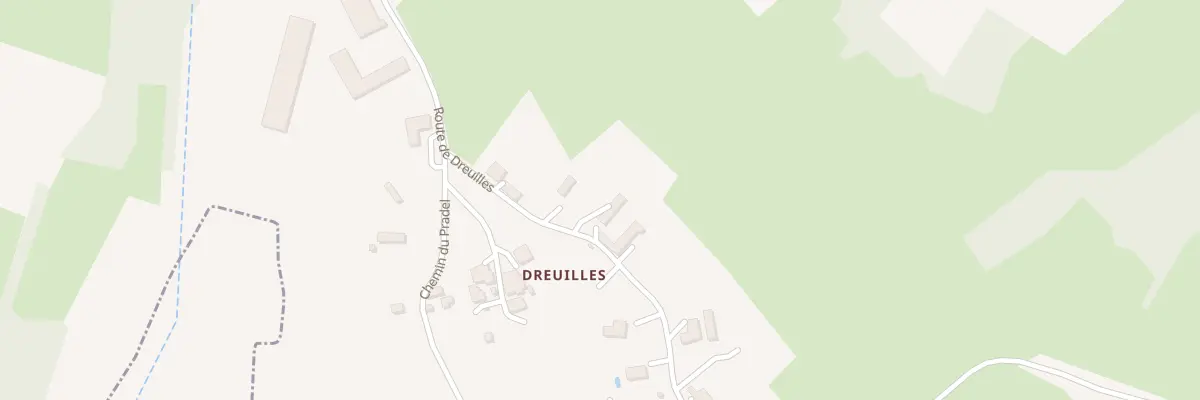 Plan du 6251F Dreuilles à Lissac-et-Mouret